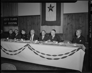 Boys' clubs of Boston head table