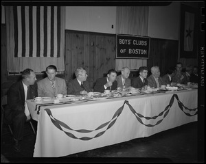 Boys' club of Boston banquet head table
