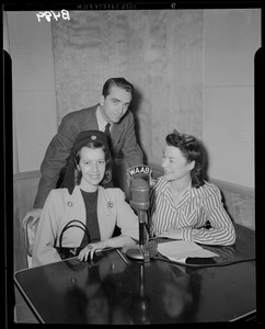 Portrait of Leo Egan, Lily Pons, and Ruth Moss