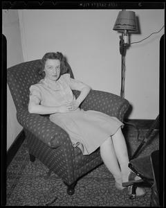 Portrait of Mary Scribner in chair