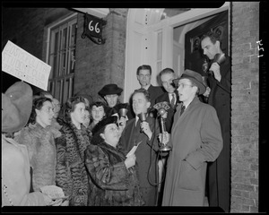 The Beacon Hill Bell Ringers play carols on Christmas Eve 1941
