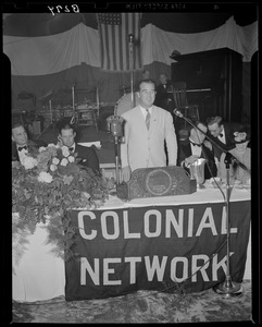 Man speaks at event