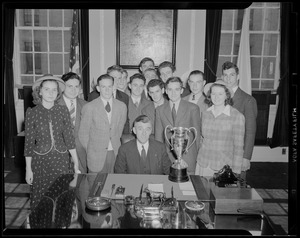 Gilchrist Spelling Bee with Governor Saltonstall