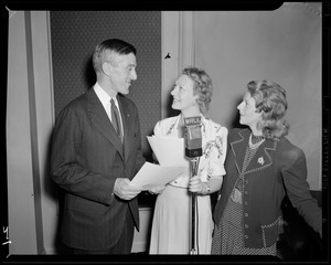Gertrude Lawrence and Governor Saltonstall
