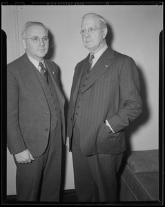 Portrait of Dr. Brownville and Mr. Elliot