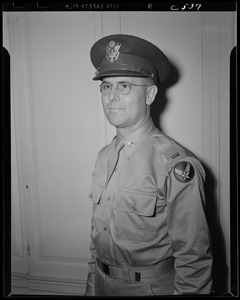 Portrait of Al Trachman in uniform