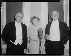 Thompson Stone with his wife and Courtenay Guild at the Handel Haydn concert