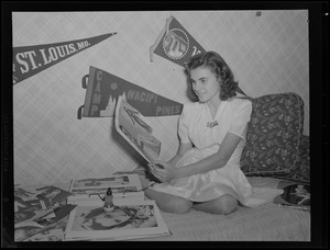 Youth on Parade girl creating a scrapbook