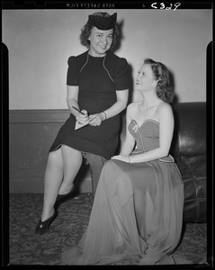 Priscilla Fortescue and Simone Simon