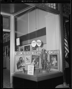 Suffolk Federal Savings War Bond Center window display