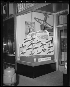 Suffolk Federal Savings War Bond Center window display