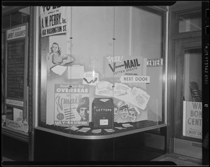 Suffolk Federal Savings War Bond Center window display