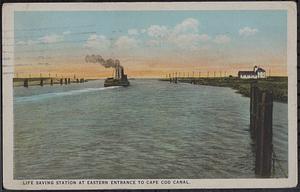 Life Saving Station at eastern entrance to Cape Cod Canal