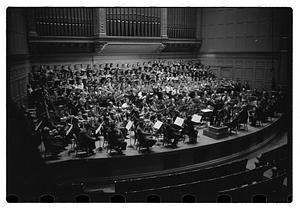 Recording "La Mer" for Victor R.C.A., Dr. K & Boston Symphony Orchestra, also recording mch.