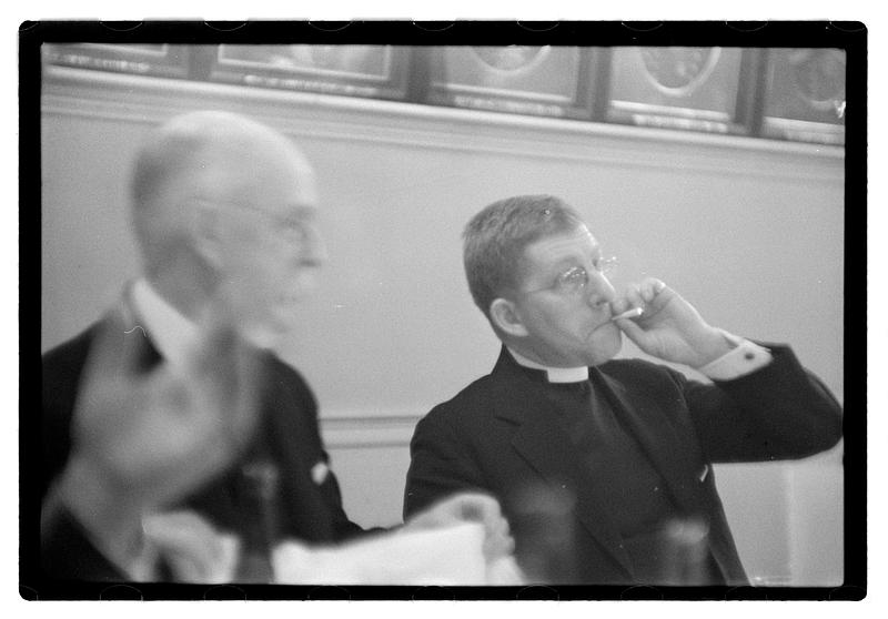 Gov. Ely reception, Rev. Mr. Lang