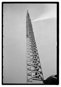 Fire truck and ladder