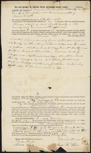 Deed, J. Daniel Panie to Simeon Nash, March 26, 1832