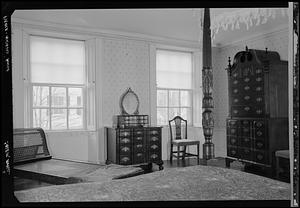 Peirce-Nichols House, Salem, interior, bedroom