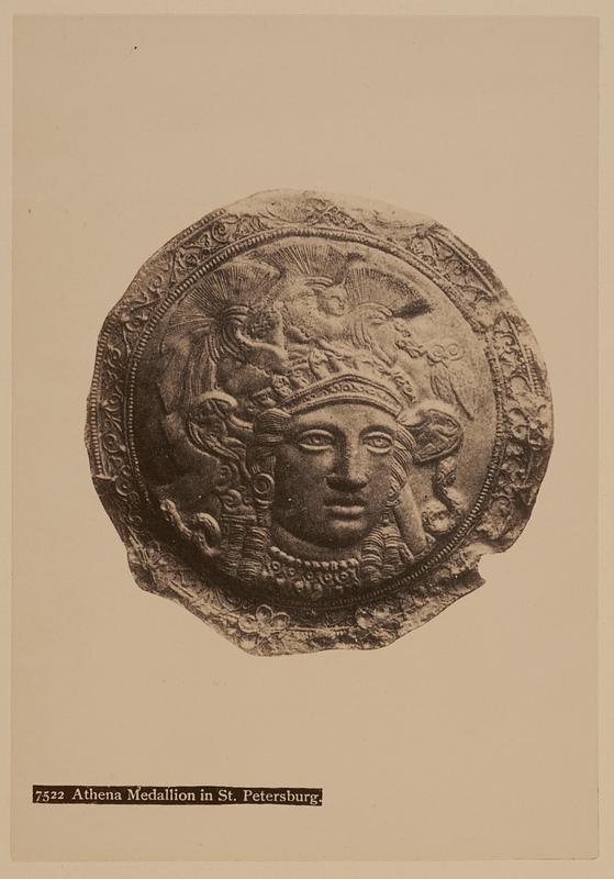 Athena medallion in St. Petersburg