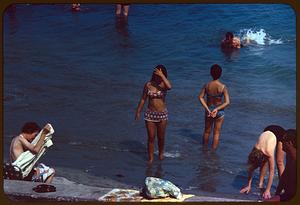 Beachgoers, Revere Beach, Massachusetts