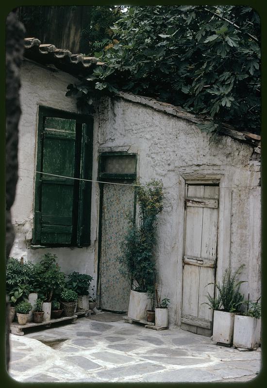 Courtyard, Athens, Greece - Digital Commonwealth