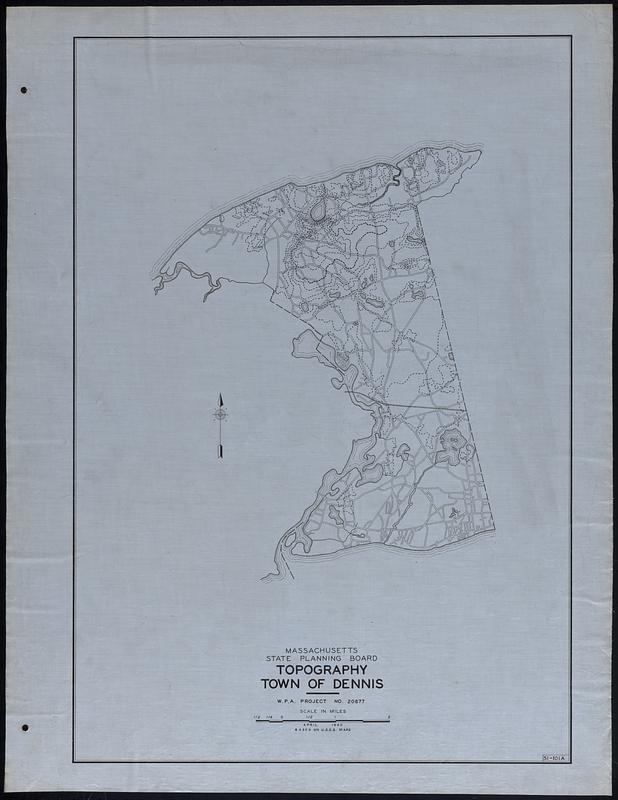 Topography Town of Dennis Digital Commonwealth