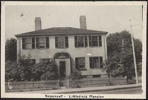 Littlefield House, Neponset, opposite branch