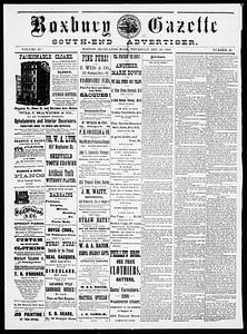 Roxbury Gazette and South End Advertiser, December 24, 1885