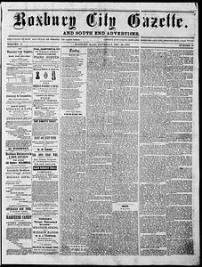 Roxbury City Gazette and South End Advertiser, December 28, 1865