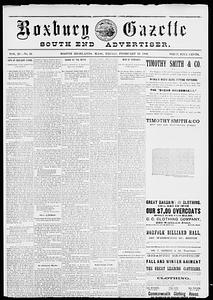 Roxbury Gazette and South End Advertiser, February 19, 1892