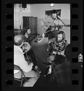 Jam session at Old-Time Fiddlers' Contest, Barre, Vermont