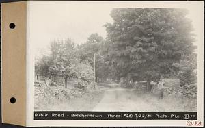 Contract No. 21, Portion of Ware-Belchertown Highway, Ware and Belchertown, public road, Plan No. S-2, Belchertown, Mass., Jul. 22, 1931