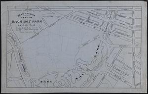 Plan of region west of Back Bay Park, Boston, Mass.