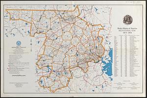 Map of Middlesex County Massachusetts, 1975