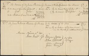 Mashpee Accounts, 1804-1805, Rectified