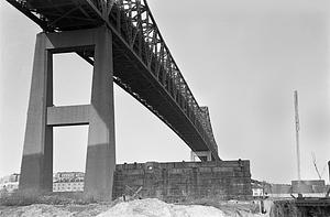 Tobin bridge from Charlestown