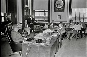 Senator Tsongas, Mayor Mitchell City Hall