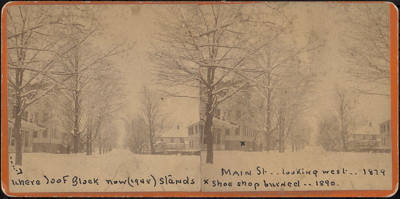 Main Street looking west after snow storm