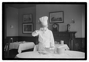 Max Hofer, pres. Of Epicurean Club and chef of the Union Club