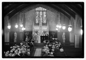 Wedding, daughter of Mrs. Richard Howard taken at Presentation Church Oak Sq. Brighton