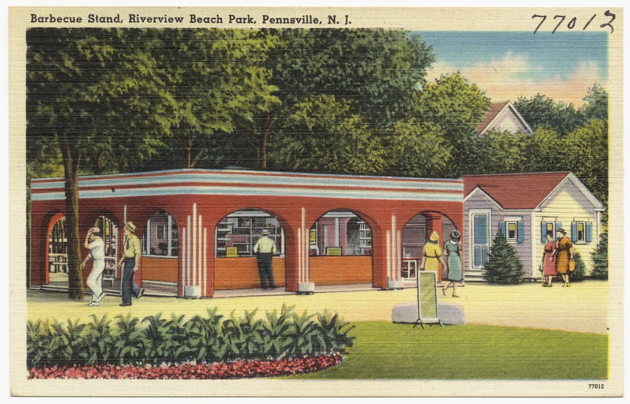 Barbecue stand, Riverview Beach Park, Pennsville, N. J.