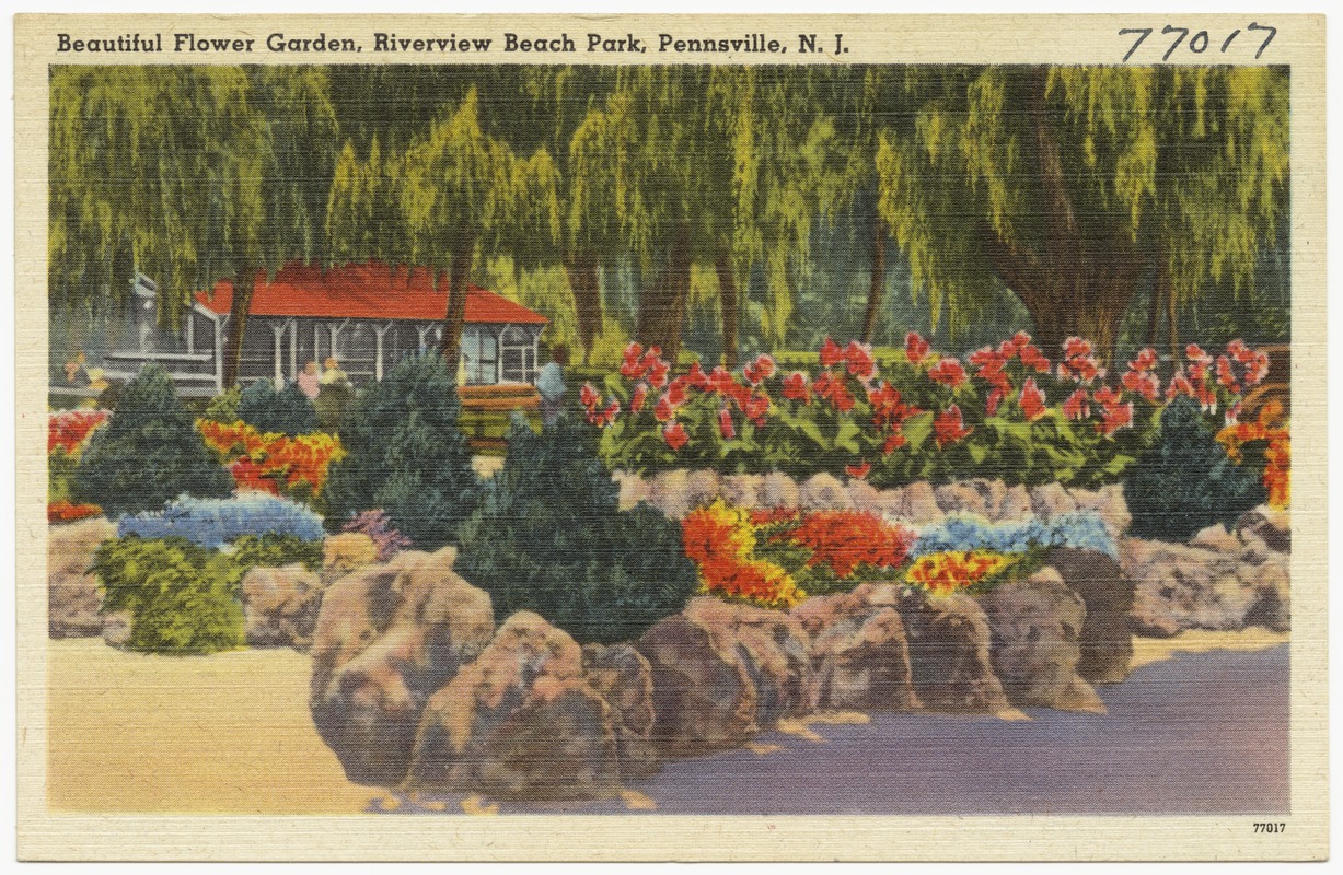 Beautiful flower garden, Riverview Beach Park, Pennsville, N. J.