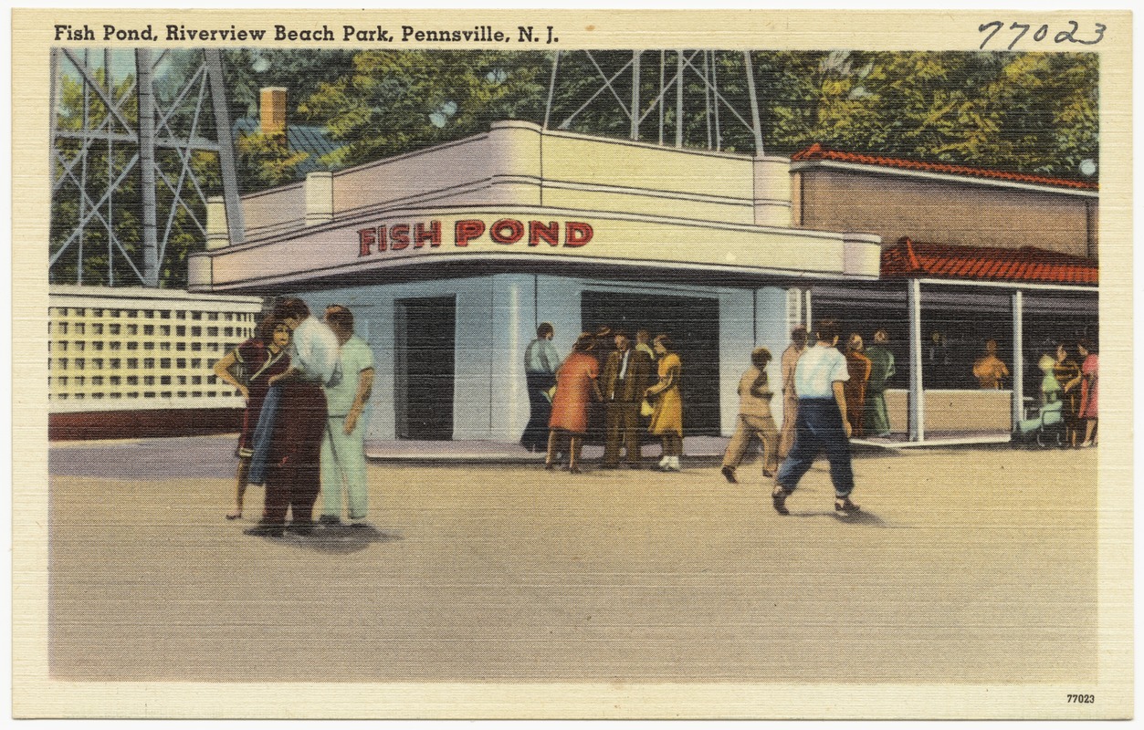 Fish pond, Riverview Beach Park, Pennsville, N. J.
