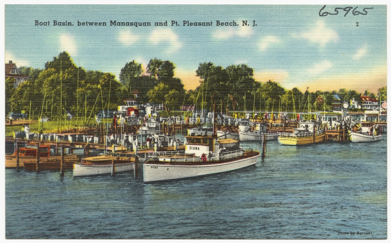 Boat basin, between Manasquan and Pt. Pleasant Beach, N. J.