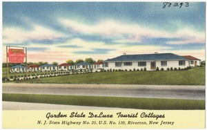 Garden State DeLuxe Tourist Cottages, N. J. State Highway no. 25, U. S. no. 130, Riverton, New Jersey