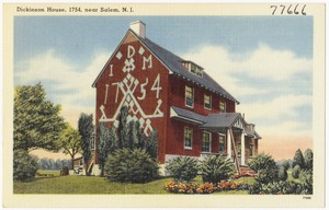 Dickinson House, 1754, near Salem, N. J.