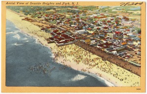 Aerial view of Seaside Heights and Park, N. J.