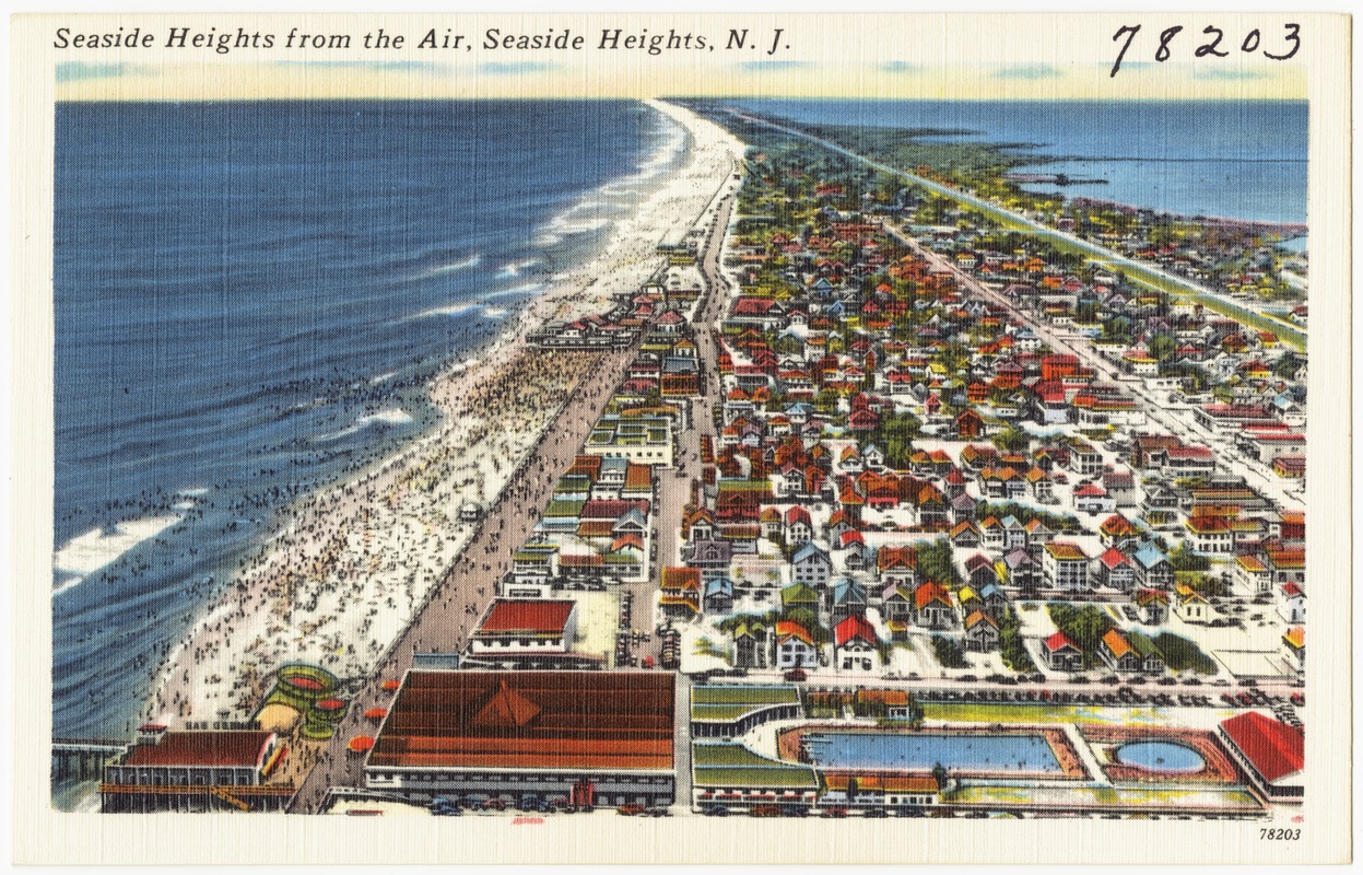 Seaside Heights from the air, Seaside Heights, N. J.