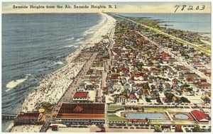 General view, Boardwalk and Beach, Seaside Heights, N. J.