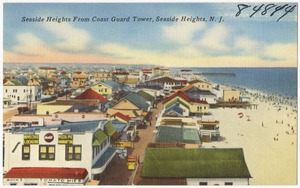 Seaside Heights from Coast Guard Tower, Seaside Heights, N. J.